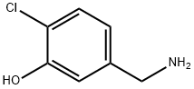 5-(氨基甲基)-2-氯苯酚 结构式