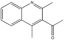 1-(2,4-DIMETHYLQUINOLIN-3-YL)ETHANONE Structure