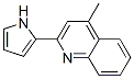 4-METHYL-2-(1H-PYRROL-2-YL)QUINOLINE Struktur