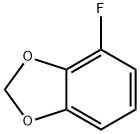 1,2-Methylenedioxy-3-fluorobenzene 化学構造式