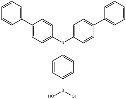 4-(二联苯基-4-氨基)苯硼酸,943836-24-6,结构式