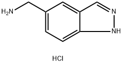 (1H-吲唑-5-基)甲胺盐酸盐, 943845-78-1, 结构式