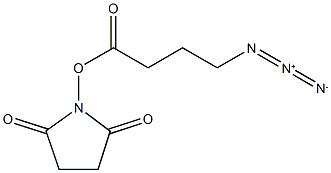 4-Azidobutyrate-N-hydroxysuccinimide ester Structure