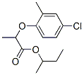 1-methylpropyl 2-(4-chloro-2-methylphenoxy)propionate Struktur