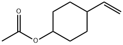 酢酸4-エテニルシクロヘキシル 化学構造式