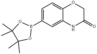 6-(4,4,5,5-tetramethyl-1,3,2-dioxaborolan-2-yl)-2H-benzo[b][1,4]oxazin-3(4H)-one 化学構造式
