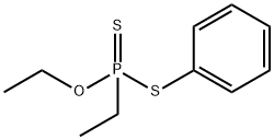 エチルジチオホスホン酸O-エチルS-フェニル 化学構造式
