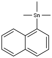 1-(トリメチルスタンニル)ナフタレン 化学構造式