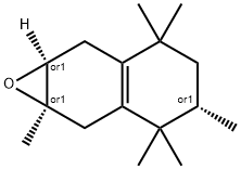 Naphth[2,3-b]oxirene, 1a,2,3,4,5,6,7,7a-octahydro-1a,3,3,4,6,6-hexamethyl-, (1aalpha,4alpha,7aalpha) Struktur