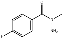 4-FLUOROBENZOIC ACID N-METHYLHYDRAZIDE Struktur