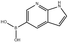 1H-吡咯并[2,3-B]吡啶-5-硼酸, 944059-24-9, 结构式