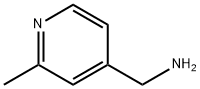 4-アミノメチル-2-メチルピリジン 化学構造式