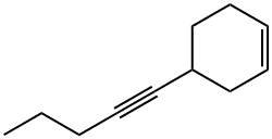Cyclohexene, 4-(1-pentynyl)- (9CI)|