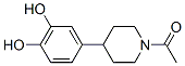 Piperidine, 1-acetyl-4-[4,5-dihydroxyphenyl]- Structure