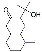2(1H)-Naphthalenone,  octahydro-3-(1-hydroxy-1-methylethyl)-5,8a-dimethyl-,94428-18-9,结构式
