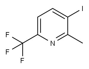 3-iodo-2-methyl-6-(trifluoromethyl)Pyridine Structure