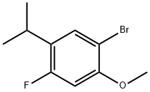 4-氟-1-溴-2甲氧基-5-异丙基苯, 944317-92-4, 结构式