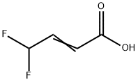 (2E)-4,4-difluorobut-2-enoic acid Struktur