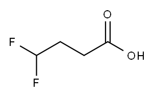 4,4-Difluorobutanoic acid Structure