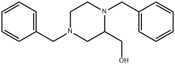 (1,4-Dibenzyl-piperazin-2-yl)-Methanol Struktur