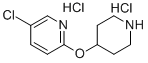 5-CHLORO-2-(PIPERIDIN-4-YLOXY)-PYRIDINE DIHYDROCHLORIDE Structure