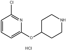 2-CHLORO-6-(PIPERIDIN-4-YLOXY)-PYRIDINE DIHYDROCHLORIDE Structure
