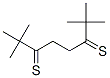 2,2,7,7-テトラメチルオクタン-3,6-ジチオン 化学構造式