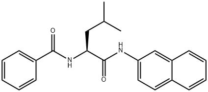 (S)-N-(4-甲基-1-(萘-2-基氨基)-1-氧代戊烷-2-基)苯甲酰胺, 94441-89-1, 结构式
