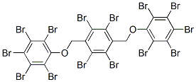 1,2,4,5-tetrabromo-3,6-bis[(pentabromophenoxy)methyl]benzene 结构式