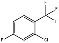 2-CHLORO-4-FLUOROBENZOTRIFLUORIDE Structure