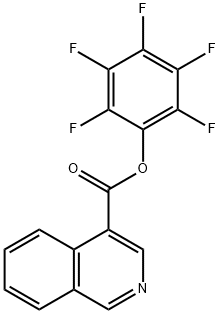 Pentafluorophenyl isoquinoline-4-carboxylate Structure