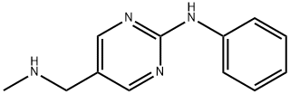N-methyl-(2-anilinopyrimidin-5-yl)methylamine, 944450-95-7, 结构式