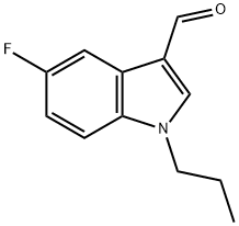 5-fluoro-1-propyl-1H-indole-3-carbaldehyde Struktur