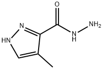 1H-Pyrazole-3-carboxylicacid,4-methyl-,hydrazide(9CI) 结构式