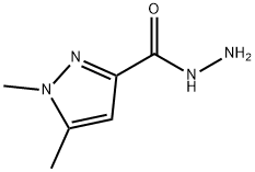 1,5-二甲基-1H-吡唑-3-碳酰肼, 94447-28-6, 结构式
