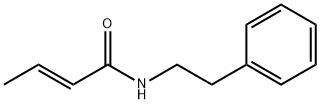 2-ButenaMide, N-(2-phenylethyl)-, (2E)- Structure