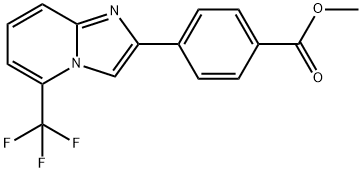 4-(5-Trifluoromethyl-imidazo[1,2-a]pyridin-2-yl)-benzoic acid methyl ester Structure