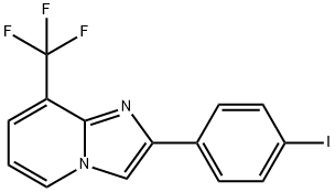 2-(4-Iodo-phenyl)-8-trifluoromethyl-imidazo[1,2-a]pyridine Structure
