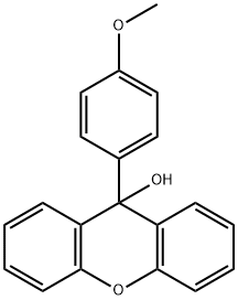 9-(4-メトキシフェニル)キサンテン-9-オール 化学構造式