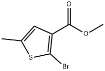 METHYL 5-BROMO-2-METHYLTHIOPHENE-4-CARBOXYLATE Structure