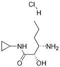 (2S,3S)-3-AMino-N-cyclopropyl-2-hydroxyhexanaMide hydrochloride Struktur