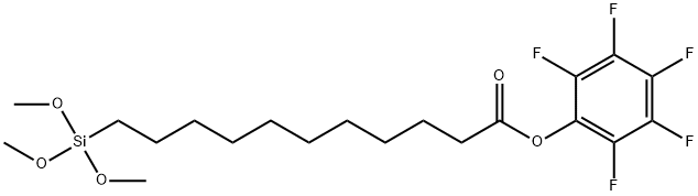 10-(五氟苯氧基羰基)癸基三甲氧基硅烷, 944721-52-2, 结构式