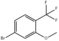 4-ブロモ-2-メトキシベンゾトリフルオリド 化学構造式