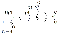 alpha,.epsilon.-diamino-2,4-dinitrobenzenehexanoic acid monohydrochloride 结构式