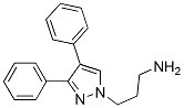 3,4-diphenyl-1H-pyrazole-1-propanamine 结构式