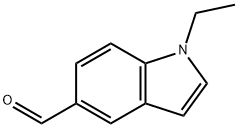 1-ethyl-1H-indole-5-carbaldehyde Struktur