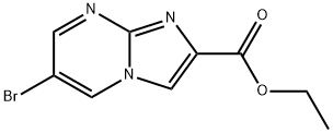 ETHYL 6-BROMOIMIDAZO[1,2-A]PYRIMIDINE-2-CARBOXYLIC ACID Struktur