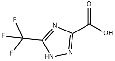 5-TRIFLUOROMETHYL-1,2,4-TRIAZOLE-3-CARBOXYLCI ACID,944897-41-0,结构式