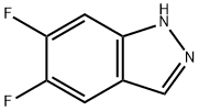 5,6-二氟-1H-吲唑, 944898-96-8, 结构式