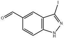 3-碘-1H-吲唑-5-甲醛,944899-01-8,结构式
